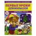 russische bücher: Михайлов С. - Первые уроки для малышей. 4-5 лет. Времена года. Книжка с наклейками