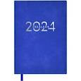 :  - Ежедневник датированный на 2024 год Шеврет экстра, синий, А6+, 120 листов