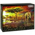 :  - Puzzle-1000 "Озеро в саванне" (МГК1000-6466)