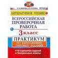 russische bücher: Волкова Елена Валерьевна - Литературное чтение. 3 класс. Всероссийская проверочная работа. Практикум по выполнению типовых заданий