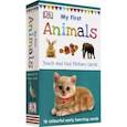 russische bücher: Yorke Jane - My First Animals Touch & Feel Picture Cards